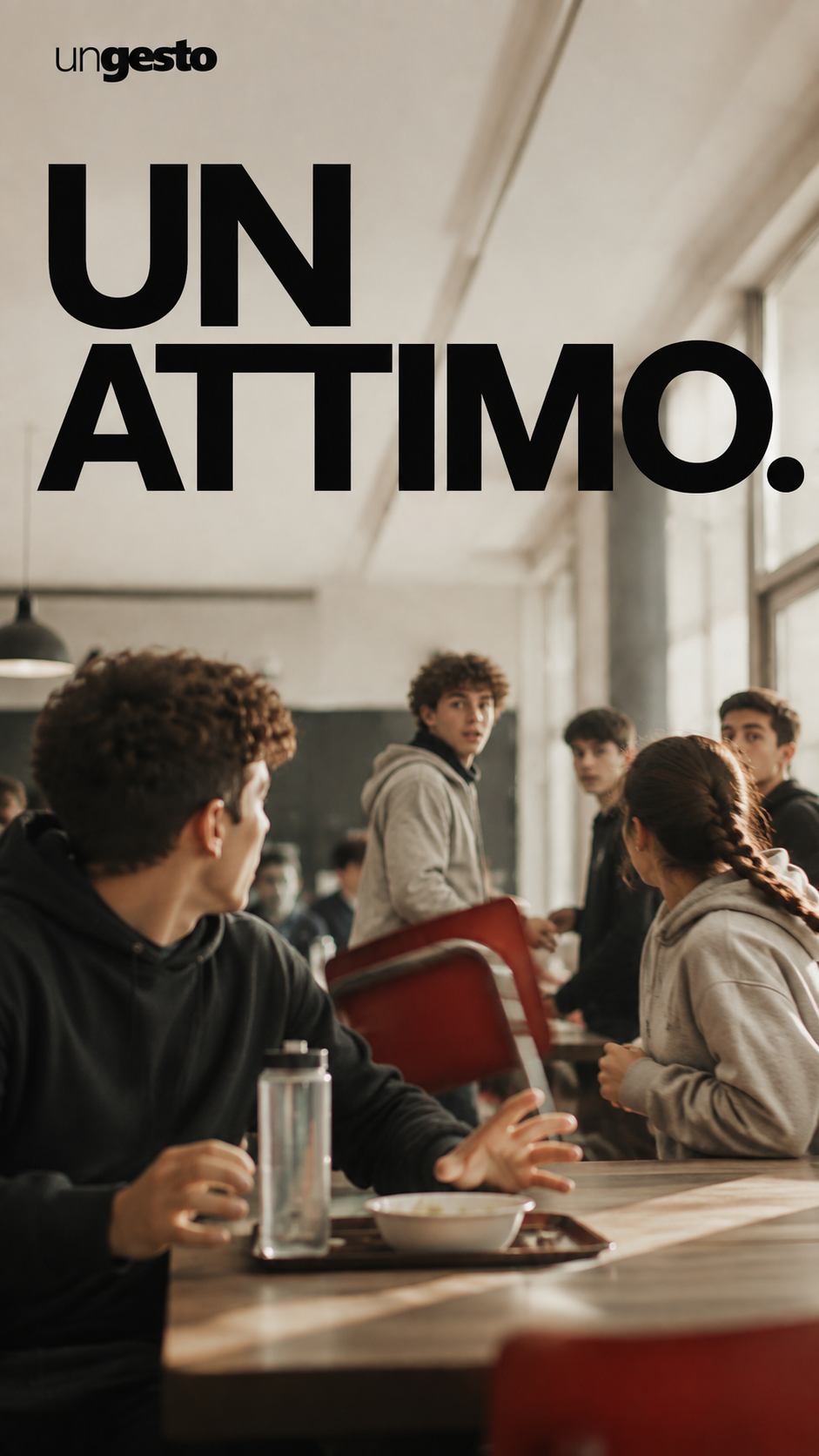 Un istante improvviso interrompe la normalità
